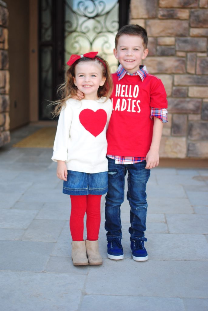 Valentines day outfits for on sale kids